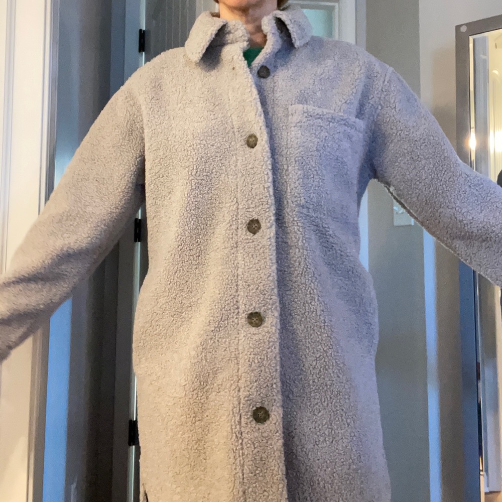 NWT cozy shacket